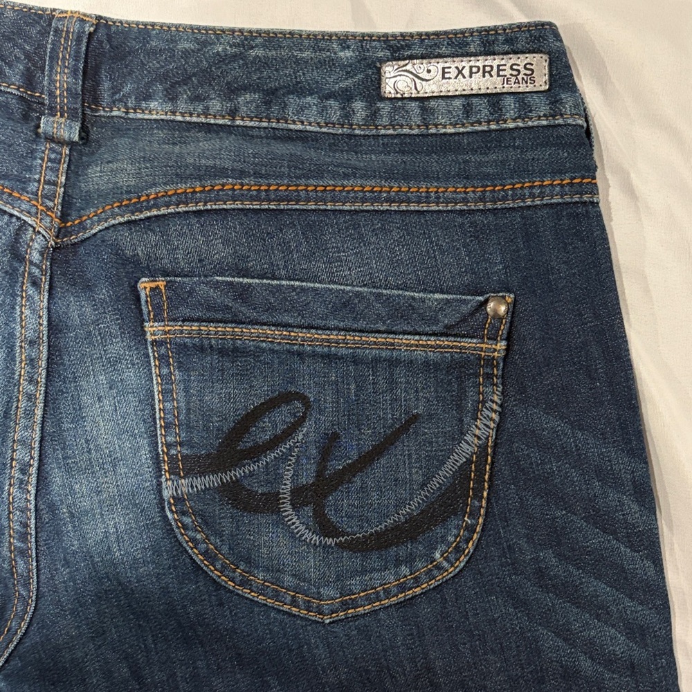 Express Dark Blue “Stella” Jeans - Picture 6 of 7